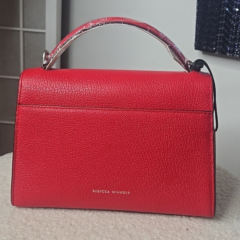 NWT Rebecca Minkoff Lou Top Handle Leather Crossbody - Picture 10 of 13